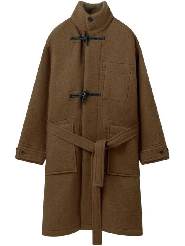 Bathrobe Duffel Coat Olive Brown - LEMAIRE - BALAAN 1