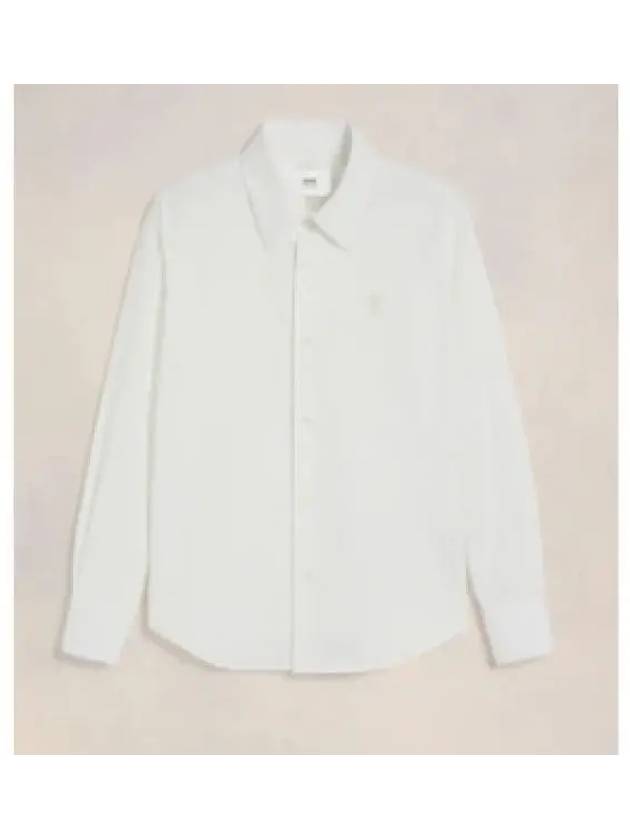 De Coeur Classic Long Sleeve Shirt White - AMI - BALAAN 2