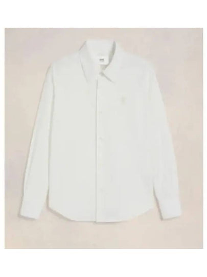 De Coeur Classic Long Sleeve Shirt White - AMI - BALAAN 2