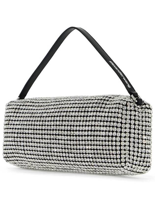 Heiress Flex Crystal Mesh Shoulder Bag Black - ALEXANDER WANG - BALAAN 4