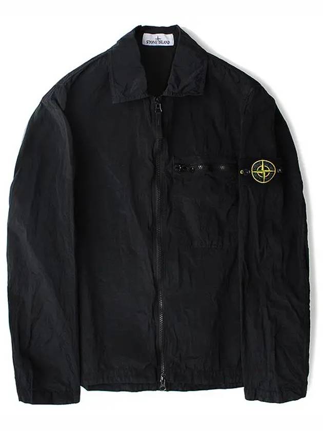 Nylon Metal Econyl Regenerated Zip-Up Jacket Black - STONE ISLAND - BALAAN 2