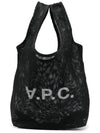 Logo Rebound Mesh Tote Bag Black - A.P.C. - BALAAN 3