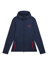 Aerial Hooded Zip-Up Jacket Navy - J.LINDEBERG - BALAAN 2