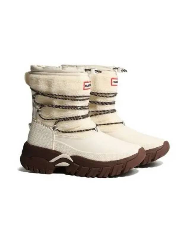 Shearling insulated short snow boots White Willow WFS2204HERWLT - HUNTER - BALAAN 1