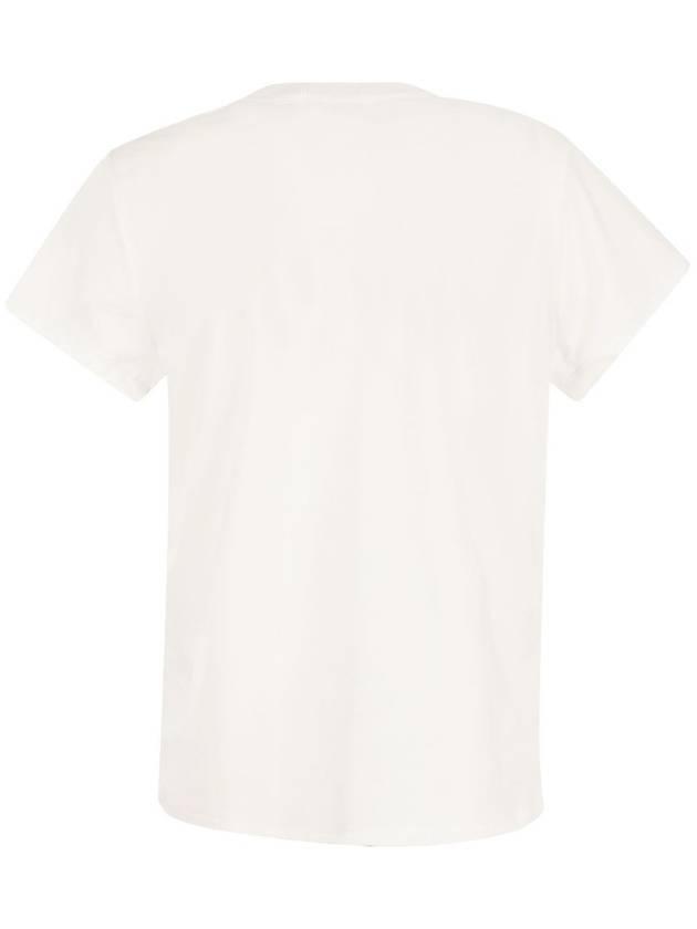 Embroidered Logo Cotton Short Sleeve T-Shirt White - POLO RALPH LAUREN - BALAAN 3