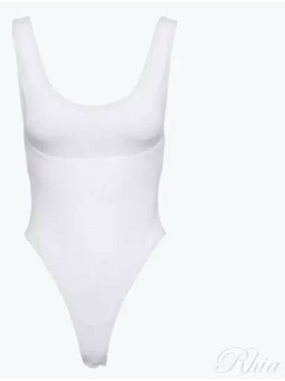 Cut-Out Bodysuit White - ALAIA - BALAAN 2