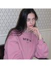 Triple butterfly embroidery sweatshirt deep pink - LETTER FROM MOON - BALAAN 8