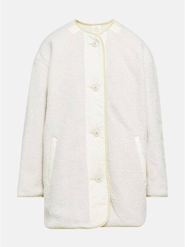 White Hiemma crew neck coat - ISABEL MARANT - BALAAN 2