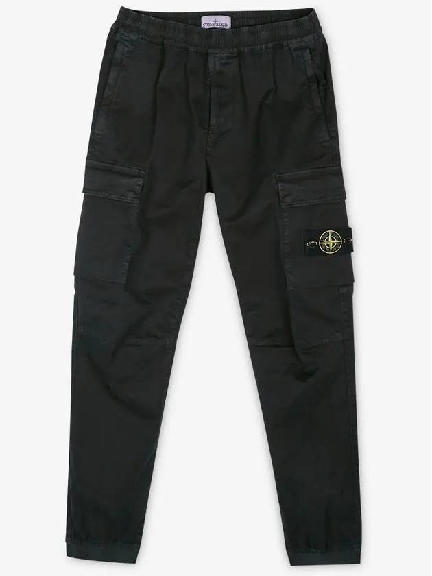 Wappen Patch Cargo Track Pants Black - STONE ISLAND - BALAAN 3