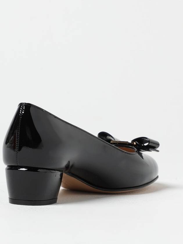 Vara Bow Patent Pumps Black - SALVATORE FERRAGAMO - BALAAN 4