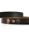 Men's Multiwappen Skinny Leather Belt BE4203311 20 - DSQUARED2 - BALAAN 5