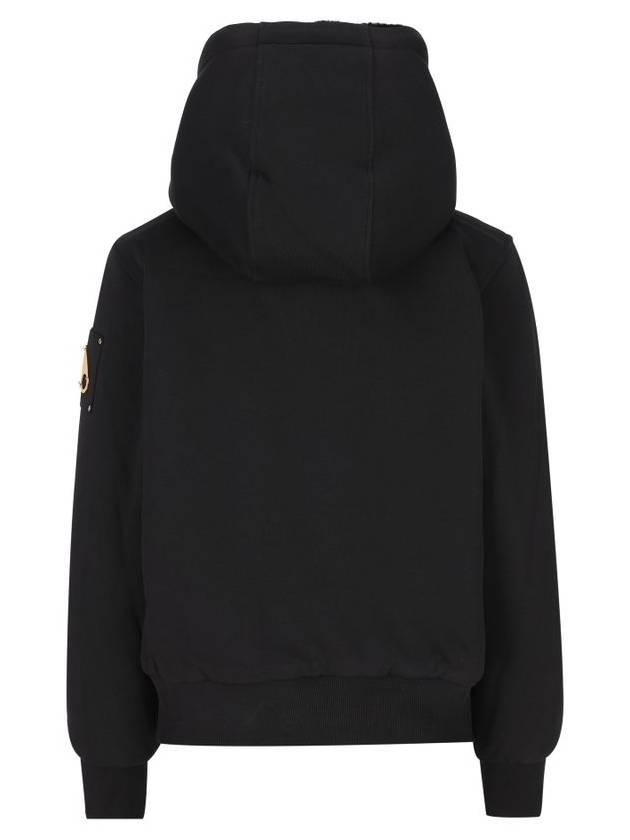 Madison Bunny Gold Hooded Jacket Black - MOOSE KNUCKLES - BALAAN 3