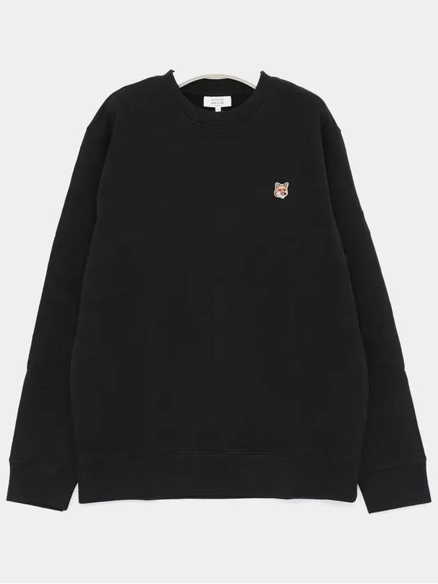 Fox Head Patch Regular Sweatshirt Black - MAISON KITSUNE - BALAAN 4