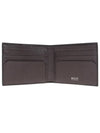 Tevye Leather Halfw Wallet Brown - BALLY - BALAAN 6