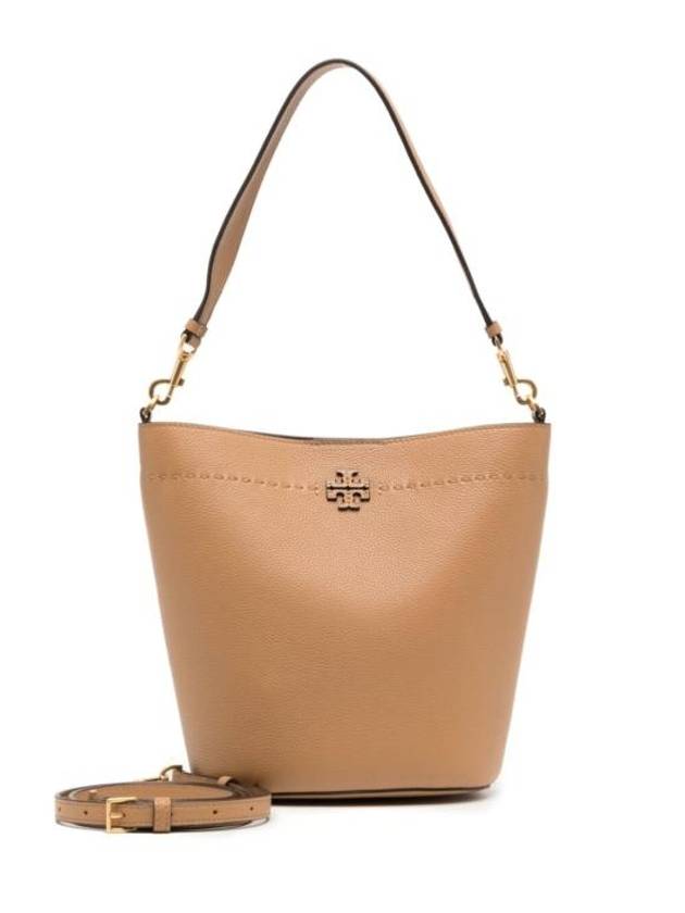 McGraw Logo Bucket Bag Beige - TORY BURCH - BALAAN 1