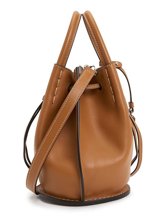 Buz Mini Leather Bucket Bag Black - TOD'S - BALAAN 3