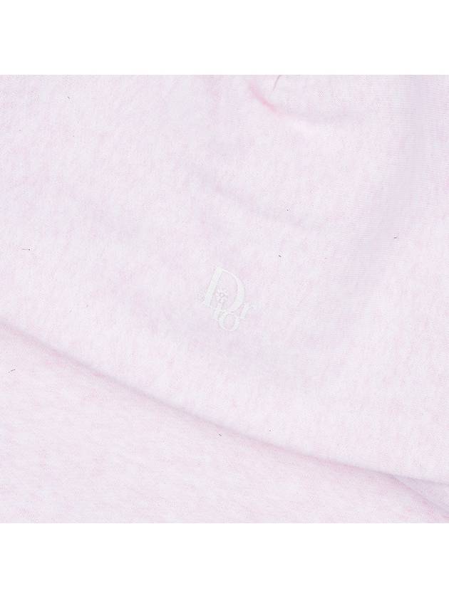 Cotton Jersey Hoodie Pink Heather - DIOR - BALAAN 8