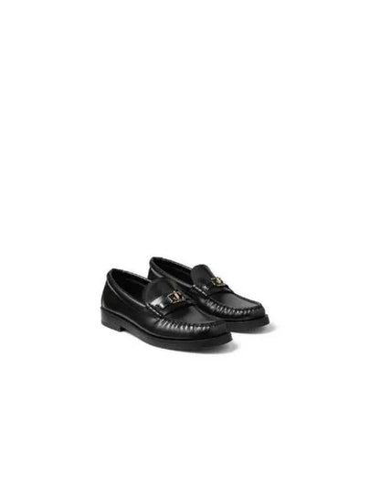 ADDIE leather loafers JC XXF BLACK - JIMMY CHOO - BALAAN 2