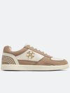 Women's Clover Court Low Top Sneakers Beige - TORY BURCH - BALAAN 2