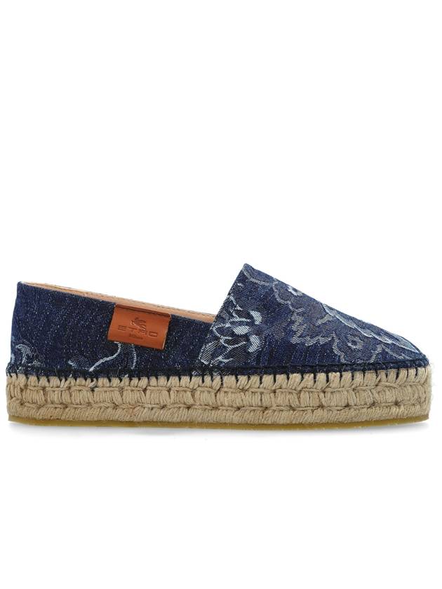 Etro Platform Espadrilles, Women's, Navy Blue - ETRO - BALAAN 1