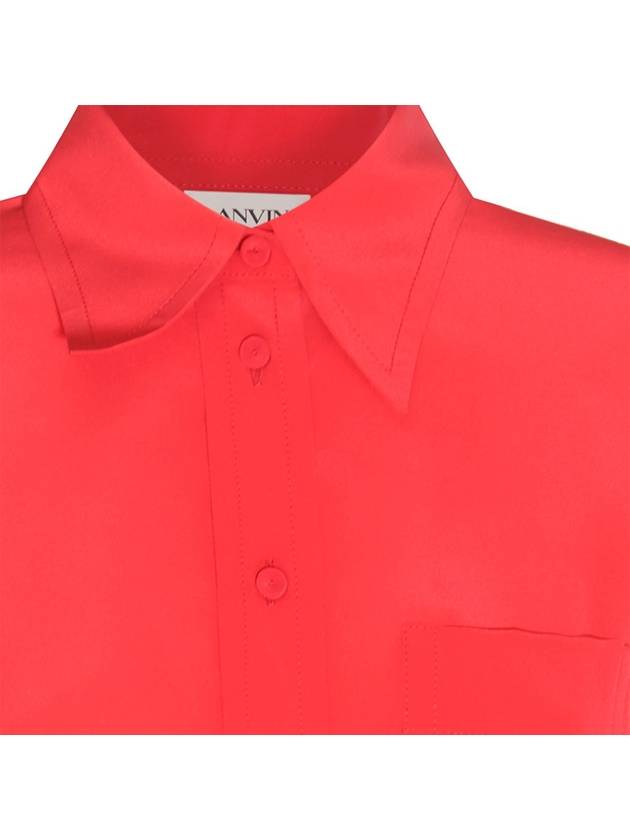 Lanvin Watermelon Silk Shirt - LANVIN - BALAAN 3