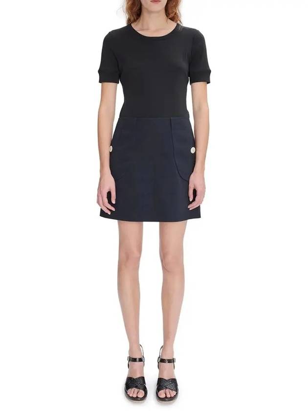 Women’s Sierra H-Line Skirt Navy - A.P.C. - BALAAN 3