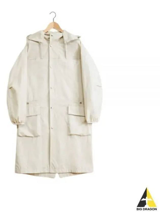 Water Repellent Hooded Parka Ivory - LEMAIRE - BALAAN 2
