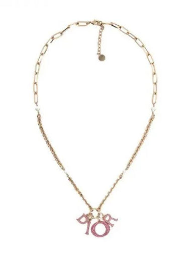 Dior logo charm necklace 270778 - DIOR - BALAAN 1