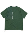 2ENIDUG Kangaroo Pocket Crew Neck Windbreaker Short Sleeve T-Shirt GREEN - 20THHOLE - BALAAN 2