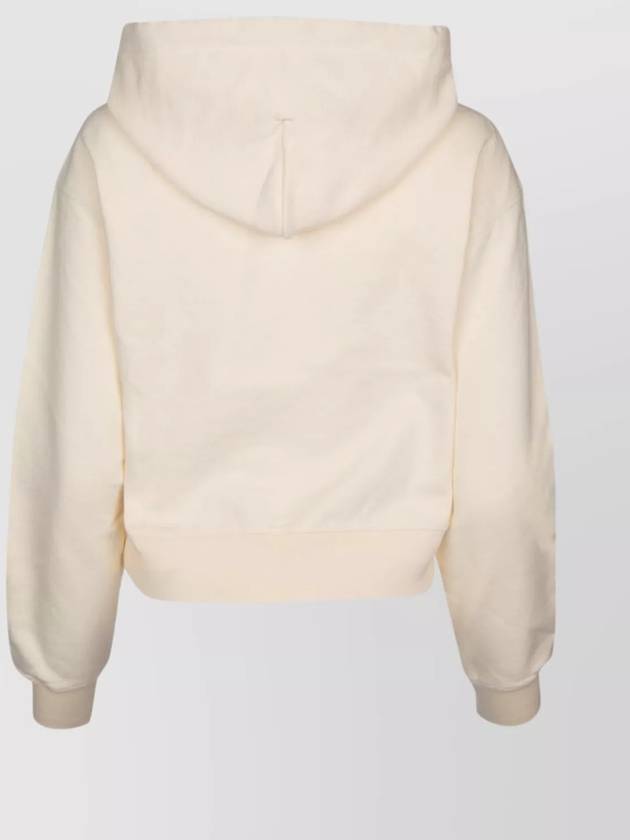 Le Sweatshirt Gros Grain Cotton Hoodie Light Beige - JACQUEMUS - BALAAN 3