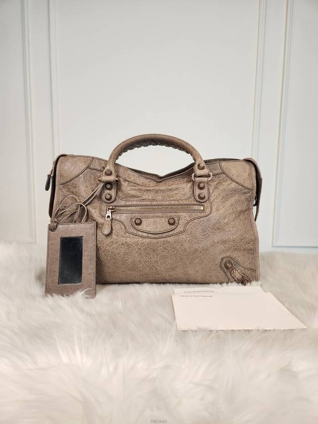 Daol Beomeo Branch Motor City Bag Giant Brown 281770 Condition A - BALENCIAGA - BALAAN 9