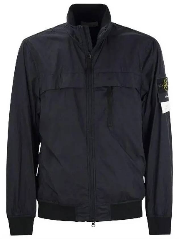 Garment Dyed Crinkle Reps R-Nylon Jacket Blue - STONE ISLAND - BALAAN 3