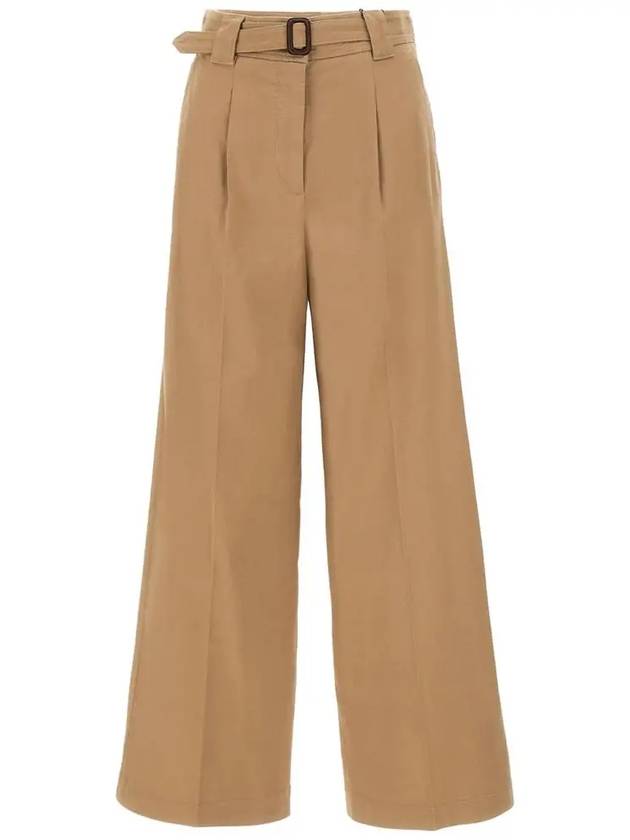 24SS PINO Belted Wide Pants 2415131121 001 - MAX MARA - BALAAN 1