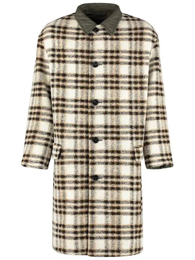 Men's Kinston Check Reversible Single Coat Ivory - ISABEL MARANT - BALAAN 2