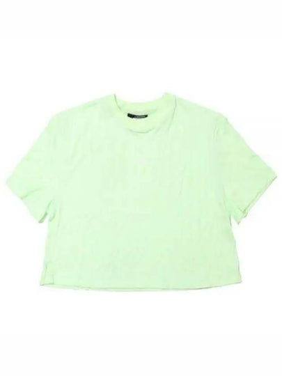 Aurelia Crop Short Sleeve T-Shirt Patina Green - J.LINDEBERG - BALAAN 2