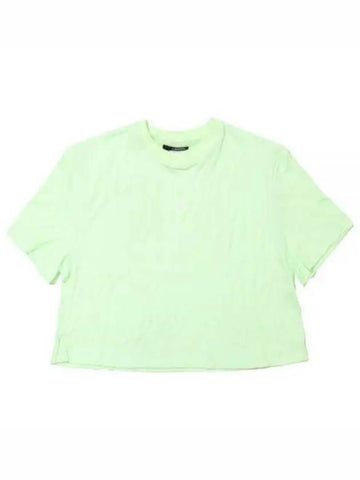 Aurelia Crop Short Sleeve T-Shirt Patina Green - J.LINDEBERG - BALAAN 1