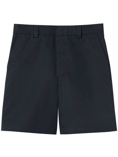 Double Cotton Shorts Dark Blue - GUCCI - BALAAN 2