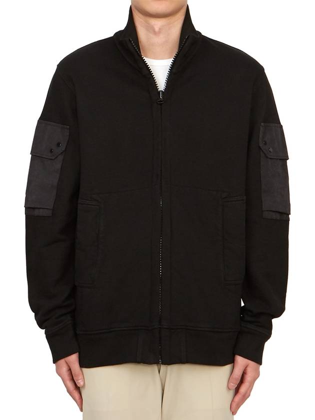 Felpa Aperta Zip-up Jacket Black - TEN C - BALAAN 3