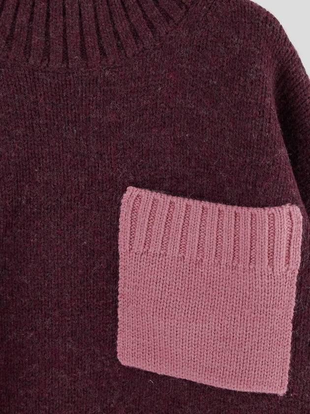 Men's Patch Pocket Turtleneck Pink - JW ANDERSON - BALAAN 4