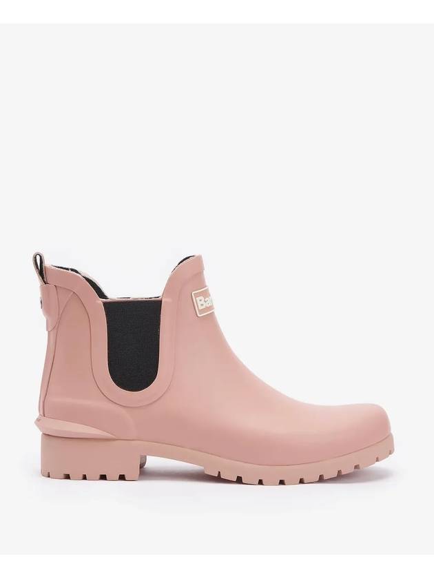 Wilton Wellington Chelsea Rain Boots Pink - BARBOUR - BALAAN 1