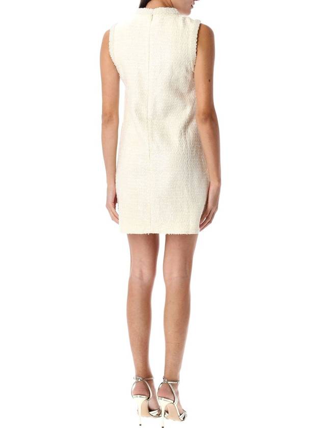 BOUCLE CREAM MINI DRESS - SELF PORTRAIT - BALAAN 2