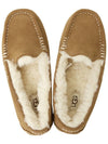 Ansley Fur Moccasin Slipper Chestnut - UGG - BALAAN 3