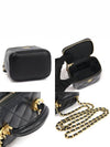 AP2198 Black Lambskin Gold CC Logo Small Chain Cosmetic Vanity Case 2WAY 31st Unit - CHANEL - BALAAN 5