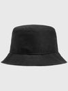 Stüssy SS Link Deep Engraved Double Logo Bucket Hat Black - STUSSY - BALAAN 3