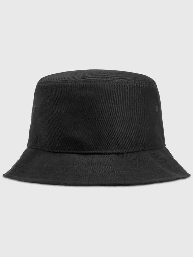 Stüssy SS Link Deep Engraved Double Logo Bucket Hat Black - STUSSY - BALAAN 3