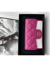 Classic women s card wallet fuchsia pink AP0214 - CHANEL - BALAAN 3