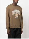 Campus Fox Regular Sweatshirt Khaki - MAISON KITSUNE - BALAAN 5