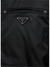 Triangle Logo Re-Nylon Padded Vest Black - PRADA - BALAAN 3