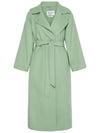 HANS Belted Wool Coat Pistachio 2310111538 004 - MAX MARA - BALAAN 2