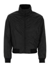 Nylon Zip-Up Jacket Black - VERSACE - BALAAN 1